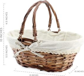 img 2 attached to Cornucopia Wicker Handles Reddish Picnics