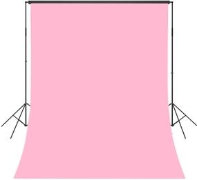 img 3 attached to 🎀 HVEST 3X5FT Baby Pink Backdrop: Perfect Vinyl Background for Girls Birthday Party Decor and Photography Props