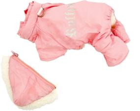 img 1 attached to 🧥 Ruffin' It Snowsuit - Pink Dog Coat for Small Dogs (Size S)