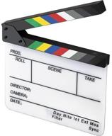 elvid 7 section acrylic production clapper logo