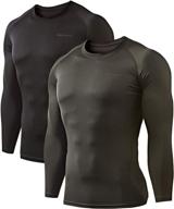 👕 devops 2-pack men's thermal compression long sleeve shirts for better seo logo