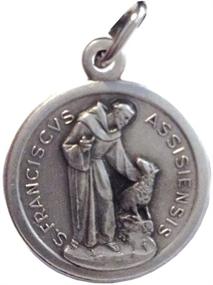 img 3 attached to 🏅 Exquisite Saint Francis Assisi Medal: The Ultimate Boys' Jewelry Piece