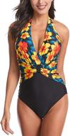 👙 lapaya bathing scalloped backless swimsuit: stylish and trendy women's clothing for the beach logo