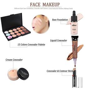 img 2 attached to Makeup Essentials Kit - All-in-One Multi-Purpose Set for Beginners or Pros (Makeup Kit-02)