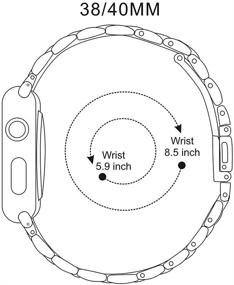 img 3 attached to CINORS Compatible IWatch Replacement Stainless