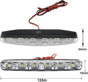 img 3 attached to Rayhoo Waterproof Daylight Driving Universal