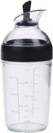 oxo good grips little salad dressing shaker - black, small: shake up delicious dressings with ease logo