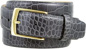 img 4 attached to Joseph Buckle Designer Leather Alligator Men's Accessories and Belts