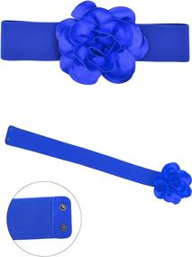 img 3 attached to 🌺 Elastic Flower Accessories for Women and Girls' Fashion