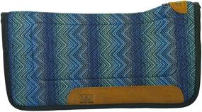 img 1 attached to Weaver Leather All Purpose Contoured Saddle Pad with Non-Slip Tacky-Tack Bottom