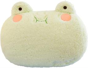 img 4 attached to 🐸 Wgxzyq Frog Plushie Pillow - 14inch Green Frog Stuffed Animal Plush Toy, Perfect Birthday or Xmas Gift for Boys and Girls