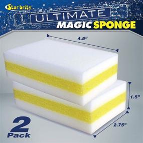 img 2 attached to Star Brite Ultimate Magic Sponge Erasers for Boat Scuffs
