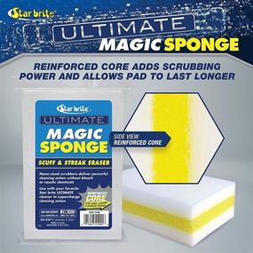 img 1 attached to Star Brite Ultimate Magic Sponge Erasers for Boat Scuffs