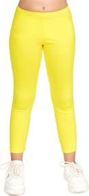 img 4 attached to 🌿 Certified Organic CAOMP Spandex Leggings for Girls' Clothing