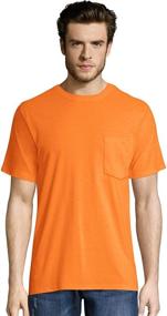 img 3 attached to 👕 Hanes Workwear Sleeve 2 Pack Safety Men's Clothing: Top-Quality T-Shirts & Tanks