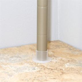 img 2 attached to 🚿 BINO Tension Pole Corner Shower Caddy: Organize Your Shower with Style!