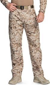 img 4 attached to 👖 CQR Men's Tactical Pants: Waterproof Ripstop Cargo Trousers, Lightweight EDC Hiking Workwear, Outdoor Apparel