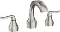 🛁 enhance your bathroom with the moen 84302srn hamden brushed finish logo