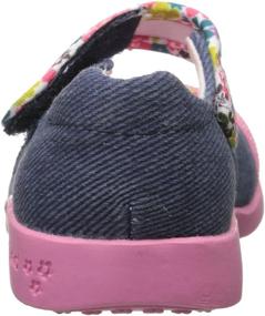 img 2 attached to Pediped Toddler Little Denim 6-6.5 Girls' Shoes: Comfortable and Stylish Footwear for Little Feet!