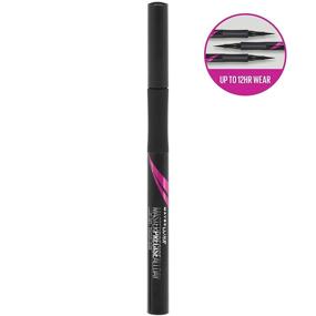img 3 attached to Ultimate Precision: Maybelline Eyestudio Master Precise All Day Liquid Eyeliner, Black, 0.034 oz