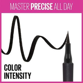 img 1 attached to Ultimate Precision: Maybelline Eyestudio Master Precise All Day Liquid Eyeliner, Black, 0.034 oz