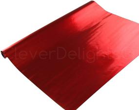 img 2 attached to CleverDelights Metallic Red Wrapping Paper