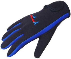 img 2 attached to 🧤 DIVE & SAIL 1.5mm Premium Neoprene Gloves for Scuba Diving - Five Finger Glove