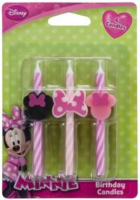 img 1 attached to 🎂 Disney Minnie Mouse Cake Candles - 6 pc: Add Disney Magic to Your Celebration!