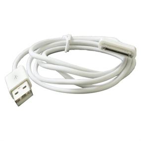 img 2 attached to 🔌 3-футовый USB-кабель для зарядки и синхронизации данных белого цвета для Apple iPhone 4, 4s, 3G, 3GS, 2G, iPad 1/2/3, iPod Touch, iPod Nano - Запасной кабель (1 штука)