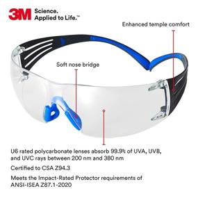 img 2 attached to 👓 3M Safety Glasses: Uncompromising Occupational Health & Safety Products