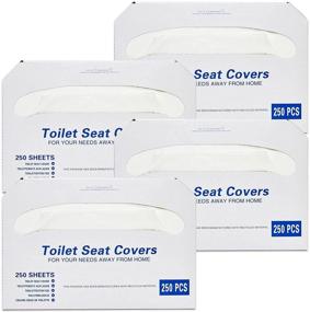 img 4 attached to 🚽 Hygienic Solution: Disposable Paper Toilet Seat Covers