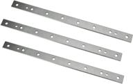 high-speed steel (hss) planer blades set of 3 - replacement for dewalt dw7342 dw734 by powertec 12801 logo