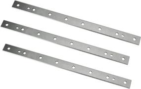 img 4 attached to High-Speed Steel (HSS) Planer Blades Set of 3 - Replacement for DEWALT DW7342 DW734 by POWERTEC 12801