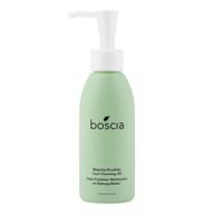 🌹 boscia makeup-breakup cool cleansing oil: vegan cruelty-free skincare with rose hip & vitamin e - natural face cleanser & makeup remover (150ml) logo