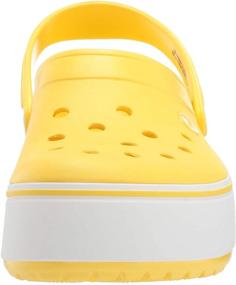 img 3 attached to Crocs Men's and Women's Crocband Platform Clog: Stylish and Comfortable Platform Shoes