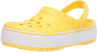 crocs men's and women's crocband platform clog: stylish and comfortable platform shoes logo