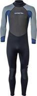 🌊 hyperflex access full body wetsuit - men's and women's 3mm backzip - enhanced warmth with 4-way stretch neoprene - adjustable collar and flat lock construction - high performance uv 50+ shield logo