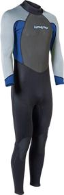 img 2 attached to 🌊 Hyperflex Access Full Body Wetsuit - Men's and Women's 3mm Backzip - Enhanced Warmth with 4-Way Stretch Neoprene - Adjustable Collar and Flat Lock Construction - High Performance UV 50+ Shield