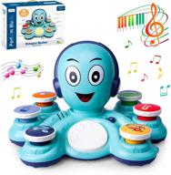 🐙 интерактивные музыкальные игрушки осьминога для младенцев и малышей - образовательные инструменты для раннего обучения и развлечения логотип