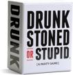 drunk stoned stupid party game logo