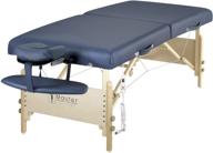 coronado therma top lx portable massage table package - 30 inches, royal blue by master massage logo