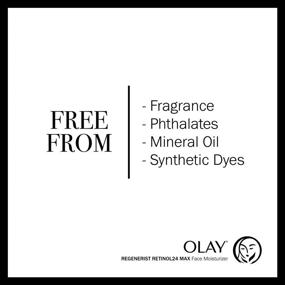 img 1 attached to 💧 Olay Regenerist Retinol 24 Max Moisturizer and Night Face Cream, Fragrance-Free, 1.7 Oz + Travel/Trial Size Whip Face Moisturizer Gift Set