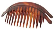 💁 enhanced styling solution: france luxe belle interlocking comb, tortoise, set of 2 - ideal for long, thick, or curly hair logo