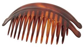 img 3 attached to 💁 Enhanced Styling Solution: France Luxe Belle Interlocking Comb, Tortoise, Set of 2 - Ideal for Long, Thick, or Curly Hair