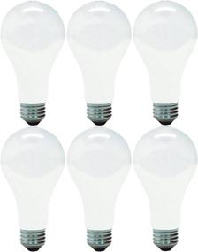 img 1 attached to 💡 GE 10429-6 A21 Incandescent Soft White Light Bulb, 150-Watt, 6-Pack: Long-lasting and Energy-efficient Lighting Solution