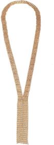 img 3 attached to 💎 Stunning RICHERA Metal Capsule Chain Necklace: A Delightful Accessory for Women and Girls' Jewelry Collection