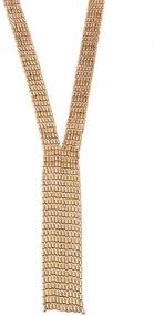 img 1 attached to 💎 Stunning RICHERA Metal Capsule Chain Necklace: A Delightful Accessory for Women and Girls' Jewelry Collection