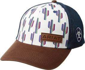 img 3 attached to ARIAT Womens Serape Cactus White