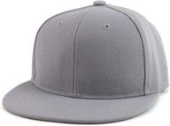 trendy apparel shop structured flatbill boys' accessories - hats & caps logo