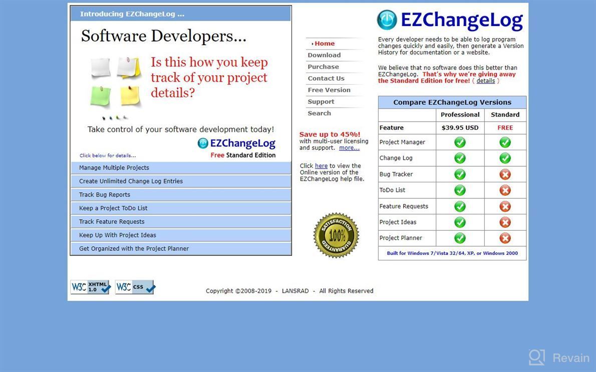 img 1 attached to EZChangeLog review by Tim Jones